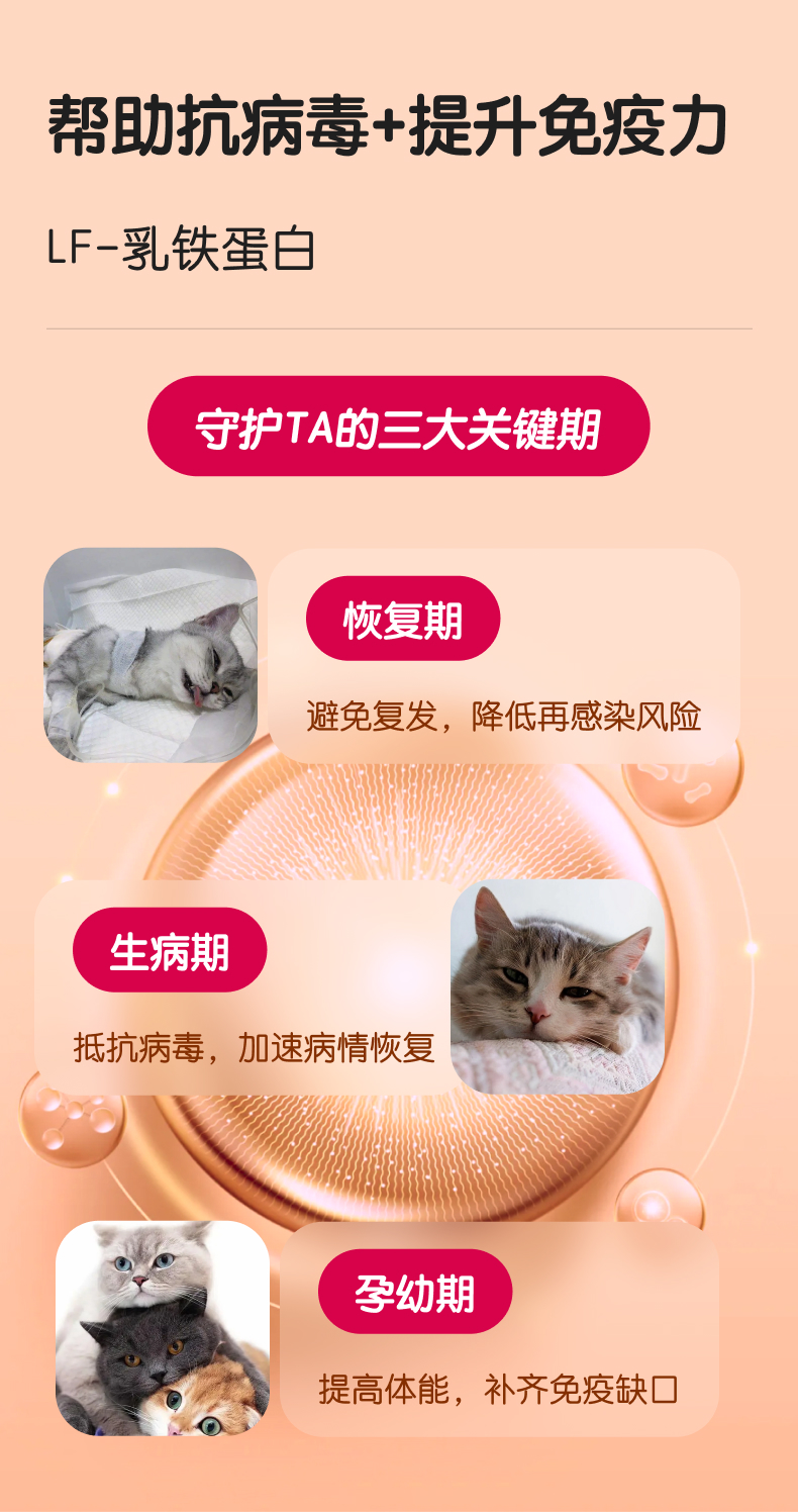 【嗅宠】嗅特康IGY+EGF+乳铁蛋白 给宠物多重防护 远离体弱多病