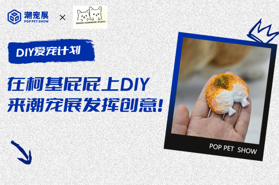 【DIY爱宠机会】哈哈!可爱柯基屁屁石膏手作,你也可以做!